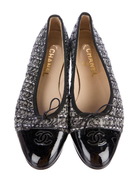 chanel white flat shoes|chanel flat shoes for women.